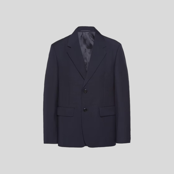 프라다 싱글 브레스티드 울 및 모헤어 자켓 레플리카 미러급 SA급 S급 고퀄리티 하이엔드 최상급 의류 [남성여성공용]