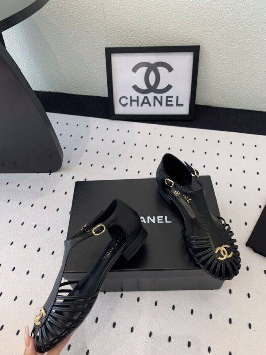 샤넬 인터로킹 CC T스트랩 샌들 레플리카 미러급 SA급 S급 고퀄리티 최상급 하이엔드 신발 [여성] 7