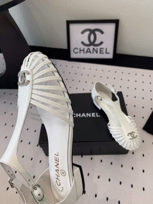 샤넬 인터로킹 CC T스트랩 샌들 레플리카 미러급 SA급 S급 고퀄리티 최상급 하이엔드 신발 [여성] 5