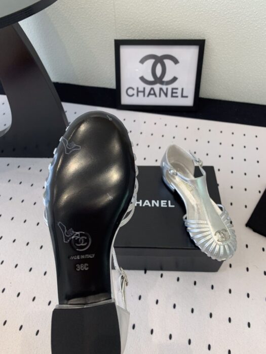 샤넬 인터로킹 CC T스트랩 샌들 레플리카 미러급 SA급 S급 고퀄리티 최상급 하이엔드 신발 [여성] 6
