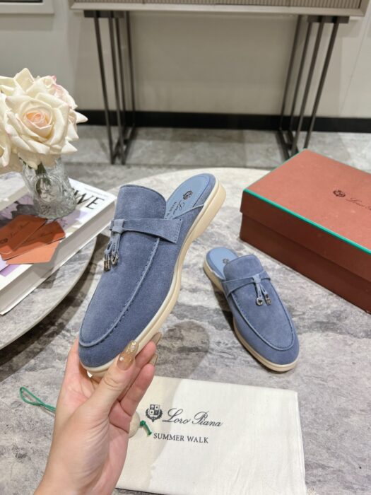 로로피아나 뮬 블로퍼 블루 레플리카 미러급 SA급 S급 고퀄리티 최상급 하이엔드 신발 [남성여성공용] 4