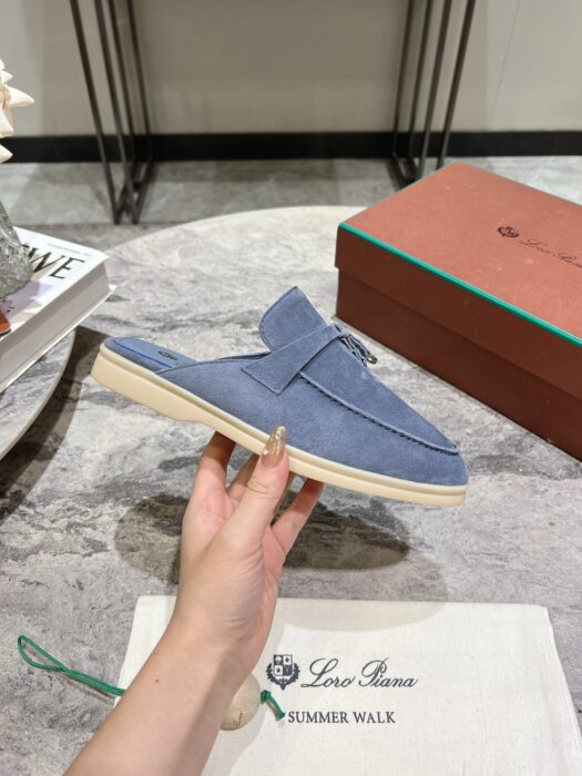 로로피아나 뮬 블로퍼 블루 레플리카 미러급 SA급 S급 고퀄리티 최상급 하이엔드 신발 [남성여성공용] 5