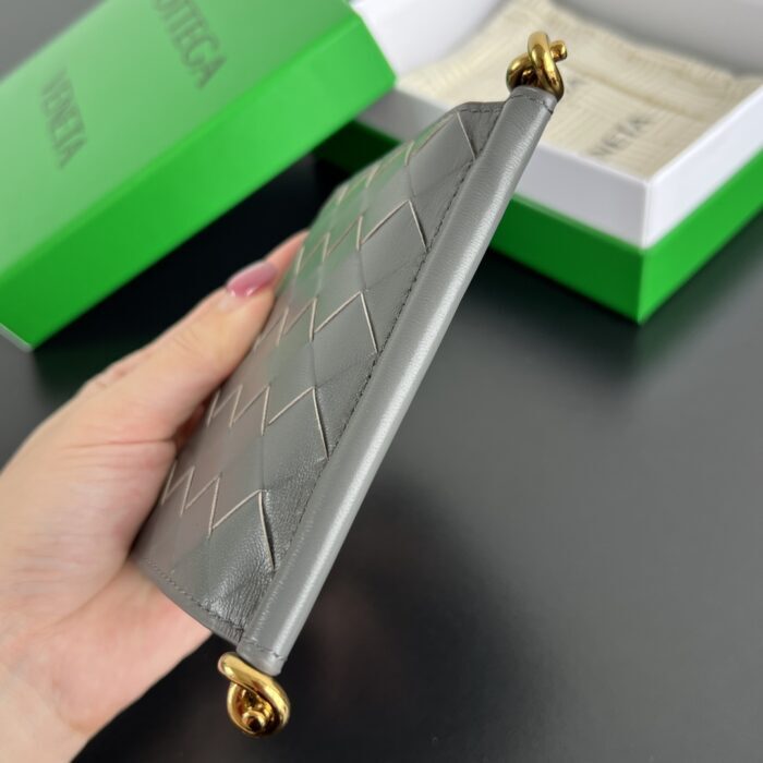 보테가베네타 솔스티스 스몰 반지갑 그레이 788055 레플리카 미러급 SA급 S급 고퀄리티 최상급 하이엔드 지갑 [남성여성공용] 7