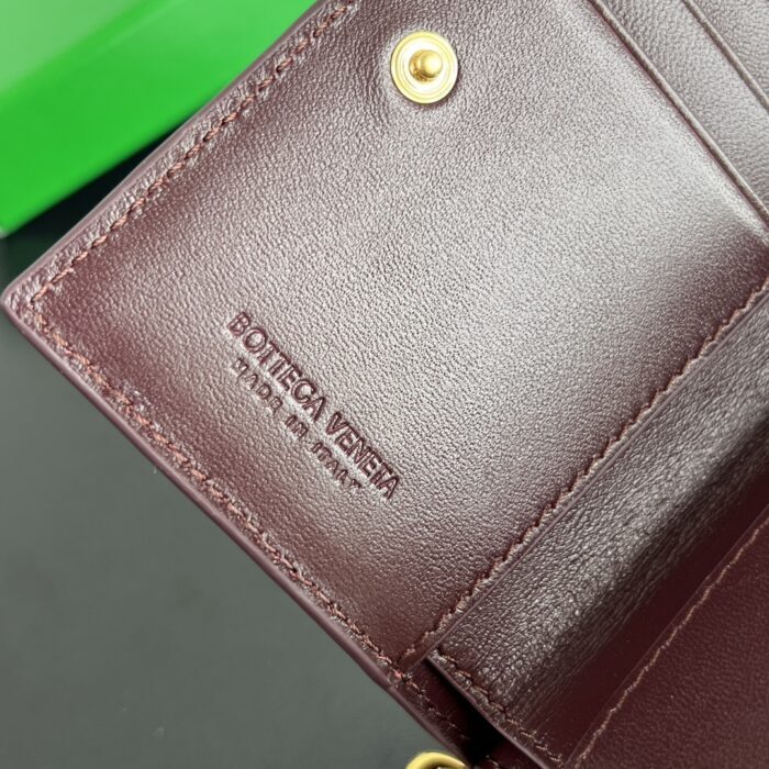 보테가베네타 솔스티스 스몰 반지갑 와인 788055 레플리카 미러급 SA급 S급 고퀄리티 최상급 하이엔드 지갑 [남성여성공용] 8