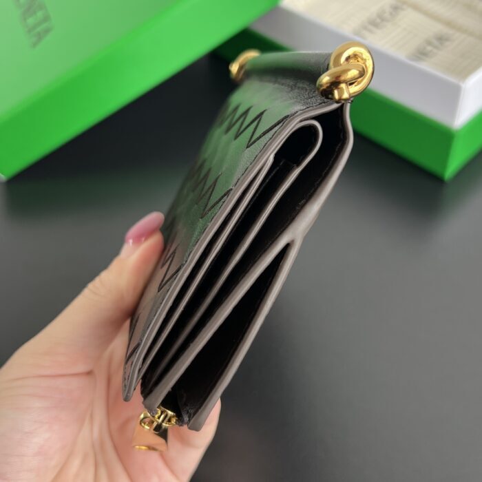 보테가베네타 솔스티스 스몰 반지갑 초콜릿 788055 레플리카 미러급 SA급 S급 고퀄리티 최상급 하이엔드 지갑 [남성여성공용] 4