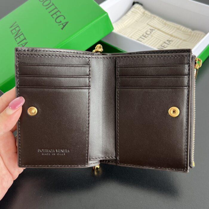 보테가베네타 솔스티스 스몰 반지갑 초콜릿 788055 레플리카 미러급 SA급 S급 고퀄리티 최상급 하이엔드 지갑 [남성여성공용] 2