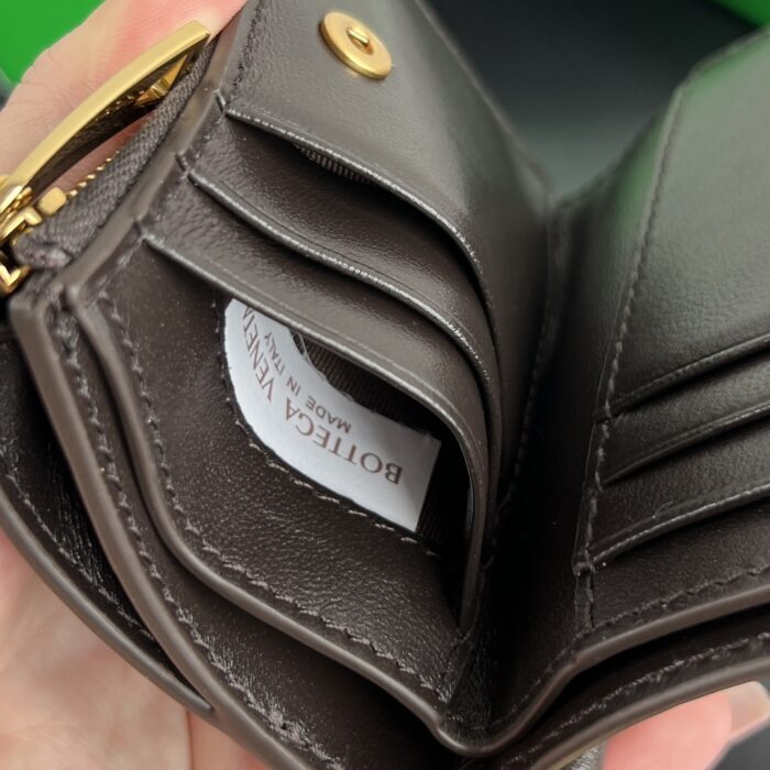 보테가베네타 솔스티스 스몰 반지갑 초콜릿 788055 레플리카 미러급 SA급 S급 고퀄리티 최상급 하이엔드 지갑 [남성여성공용] 9