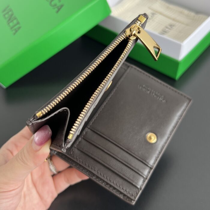 보테가베네타 솔스티스 스몰 반지갑 초콜릿 788055 레플리카 미러급 SA급 S급 고퀄리티 최상급 하이엔드 지갑 [남성여성공용] 7