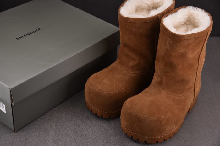 발렌시아가 알래스카 퍼 하이 부츠 브라운 레플리카 미러급 SA급 S급 고퀄리티 최상급 하이엔드 신발 [남성여성공용] 6