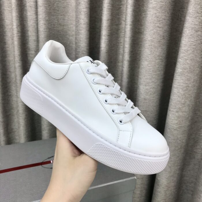 프라다 로고 클래식 레더 로우탑 스니커즈 레플리카 미러급 SA급 S급 고퀄리티 최상급 하이엔드 신발 [남성여성공용] 4