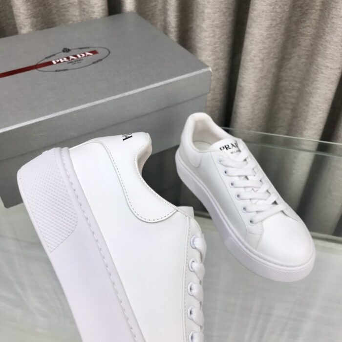 프라다 로고 클래식 레더 로우탑 스니커즈 레플리카 미러급 SA급 S급 고퀄리티 최상급 하이엔드 신발 [남성여성공용] 3