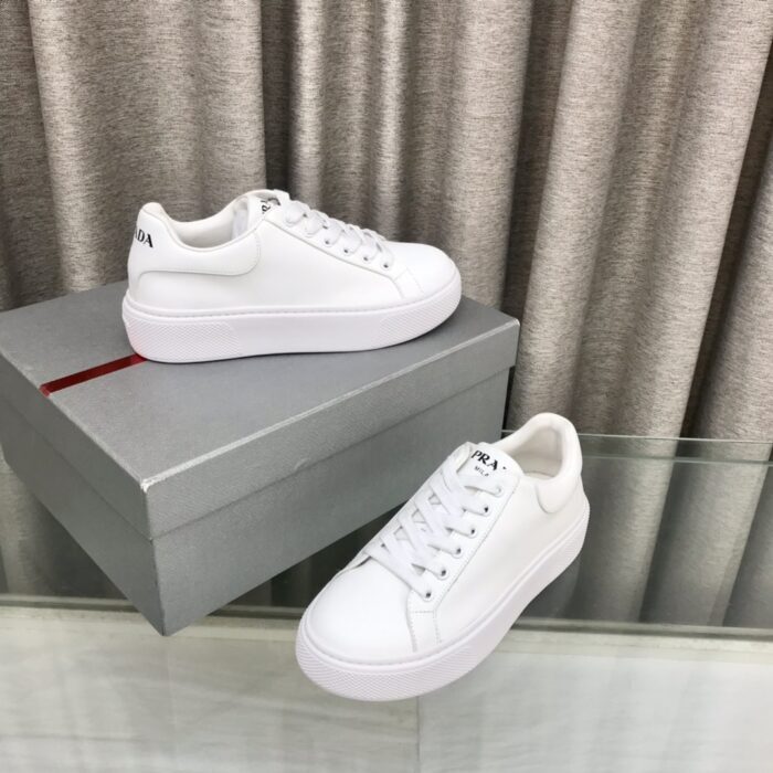 프라다 로고 클래식 레더 로우탑 스니커즈 레플리카 미러급 SA급 S급 고퀄리티 최상급 하이엔드 신발 [남성여성공용] 7