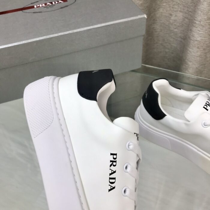 프라다 로고 레더 스니커즈 레플리카 미러급 SA급 S급 고퀄리티 최상급 하이엔드 신발 [남성여성공용] 4