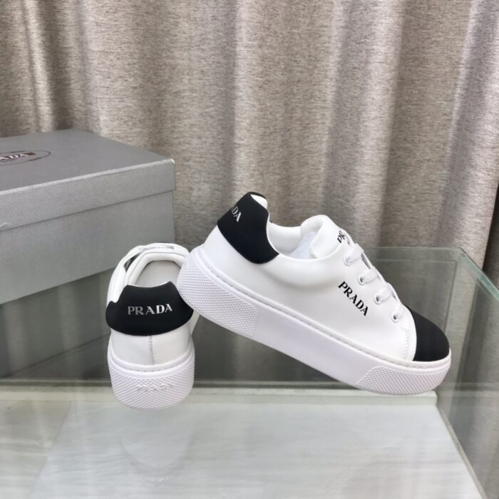 프라다 로고 레더 스니커즈 레플리카 미러급 SA급 S급 고퀄리티 최상급 하이엔드 신발 [남성여성공용] 3