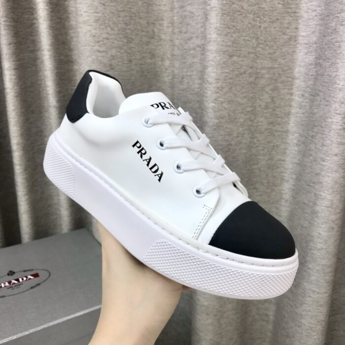 프라다 로고 레더 스니커즈 레플리카 미러급 SA급 S급 고퀄리티 최상급 하이엔드 신발 [남성여성공용] 5