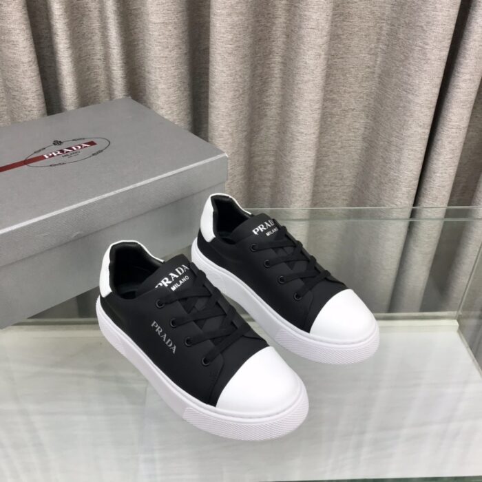 프라다 로고 레더 스니커즈 레플리카 미러급 SA급 S급 고퀄리티 최상급 하이엔드 신발 [남성여성공용] 3