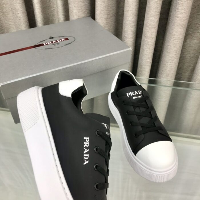 프라다 로고 레더 스니커즈 레플리카 미러급 SA급 S급 고퀄리티 최상급 하이엔드 신발 [남성여성공용] 9