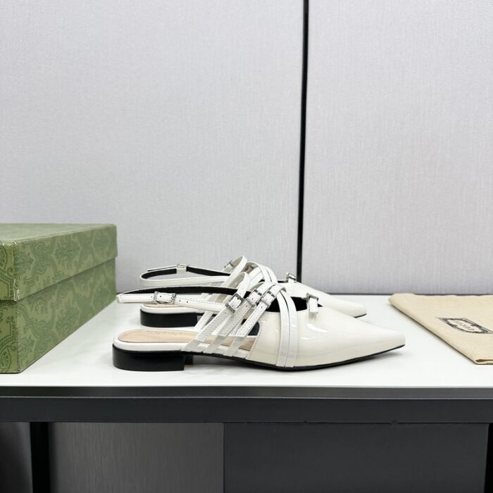 구찌 레더 스트랩 플랫 슈즈 레플리카 미러급 SA급 S급 고퀄리티 최상급 하이엔드 신발 [여성] 8