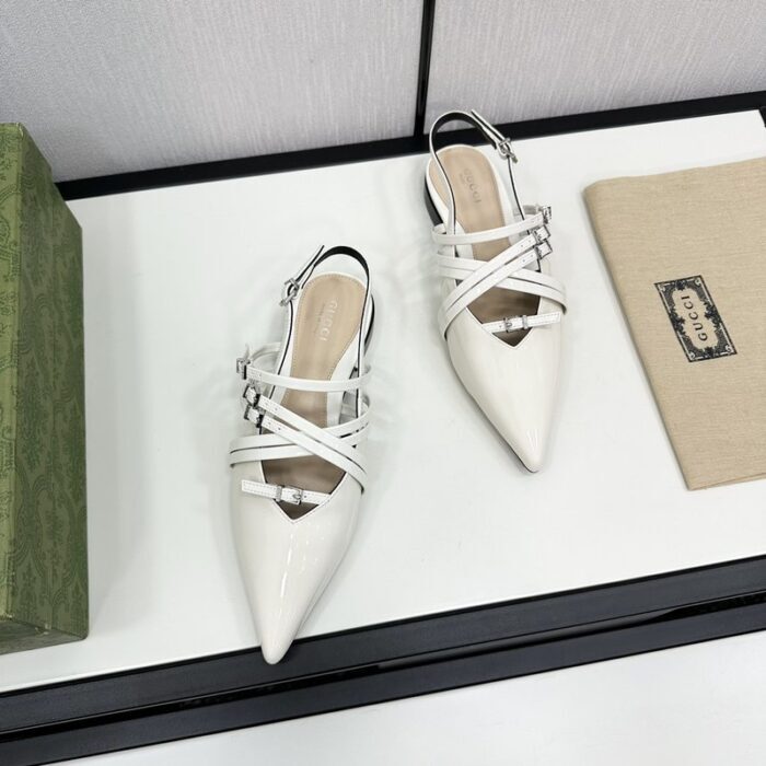 구찌 레더 스트랩 플랫 슈즈 레플리카 미러급 SA급 S급 고퀄리티 최상급 하이엔드 신발 [여성] 3