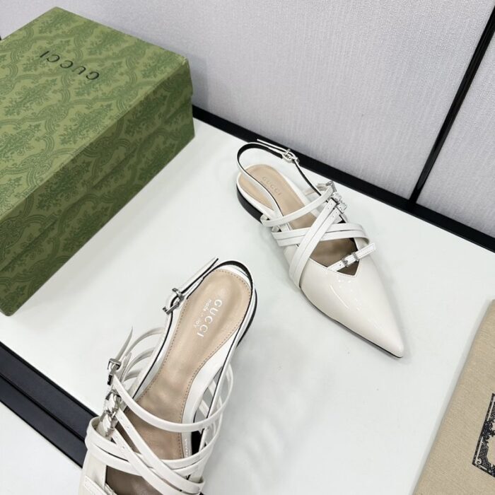 구찌 레더 스트랩 플랫 슈즈 레플리카 미러급 SA급 S급 고퀄리티 최상급 하이엔드 신발 [여성] 6