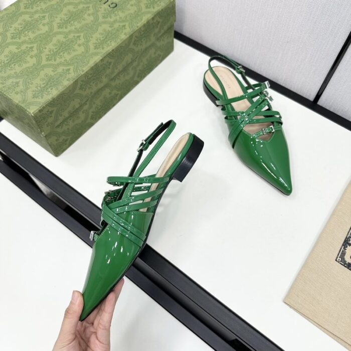 구찌 레더 스트랩 플랫 슈즈 레플리카 미러급 SA급 S급 고퀄리티 최상급 하이엔드 신발 [여성] 6