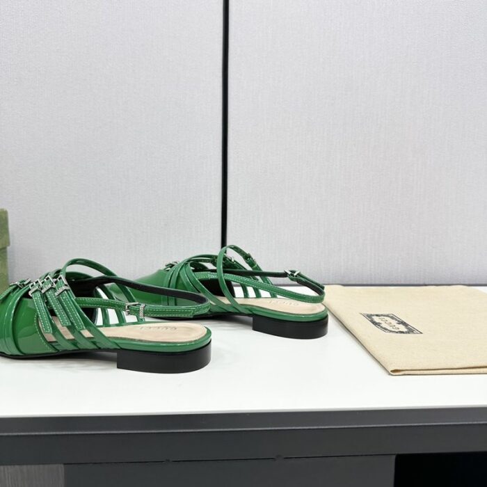 구찌 레더 스트랩 플랫 슈즈 레플리카 미러급 SA급 S급 고퀄리티 최상급 하이엔드 신발 [여성] 9