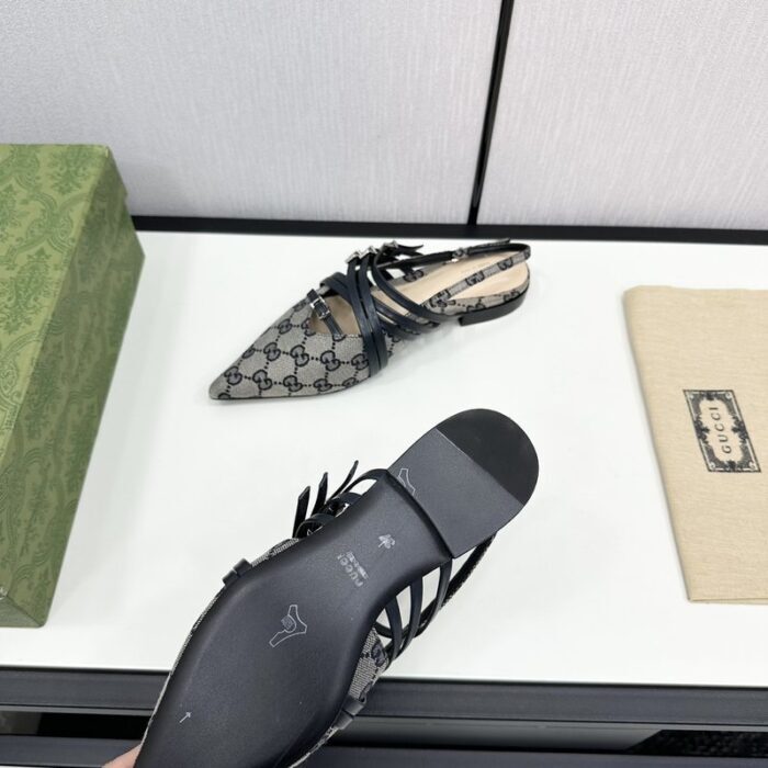 구찌 레더 스트랩 플랫 슈즈 레플리카 미러급 SA급 S급 고퀄리티 최상급 하이엔드 신발 [여성] 7