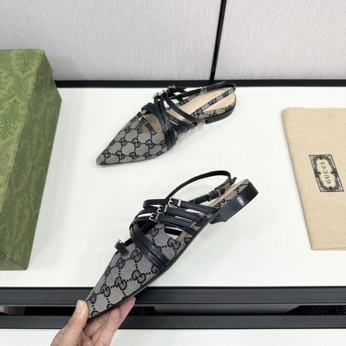 구찌 레더 스트랩 플랫 슈즈 레플리카 미러급 SA급 S급 고퀄리티 최상급 하이엔드 신발 [여성] 6