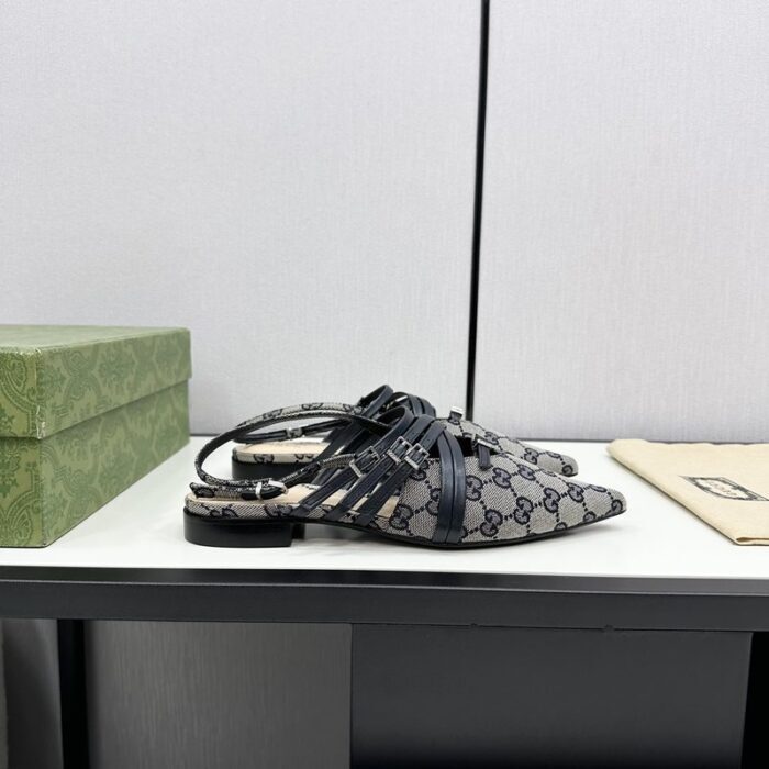 구찌 레더 스트랩 플랫 슈즈 레플리카 미러급 SA급 S급 고퀄리티 최상급 하이엔드 신발 [여성] 8