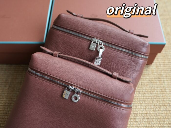 로로피아나 카프스킨 엑스트라 포켓 백팩 L 레드 레플리카 미러급 SA급 S급 고퀄리티 최상급 하이엔드 가방 [여성] 5