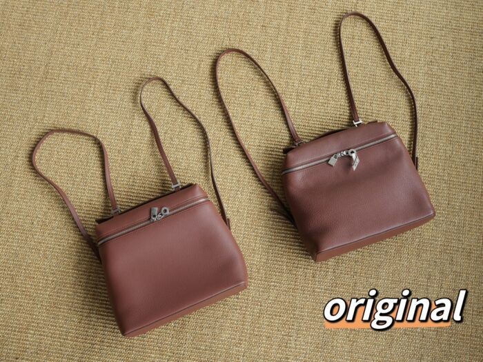 로로피아나 카프스킨 엑스트라 포켓 백팩 L 레드 레플리카 미러급 SA급 S급 고퀄리티 최상급 하이엔드 가방 [여성]