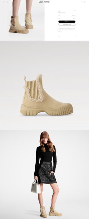 루이비통 루비 플랫 앵클 부츠 레플리카 미러급 SA급 S급 고퀄리티 최상급 하이엔드 신발 [여성] 10