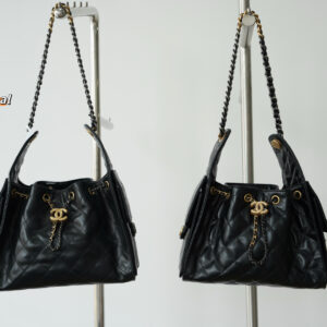 샤넬 25 스몰 핸드백 그레인드 카프스킨 골드 메탈 블랙 레플리카 미러급 SA급 S급 고퀄리티 최상급 하이엔드 가방 [여성]