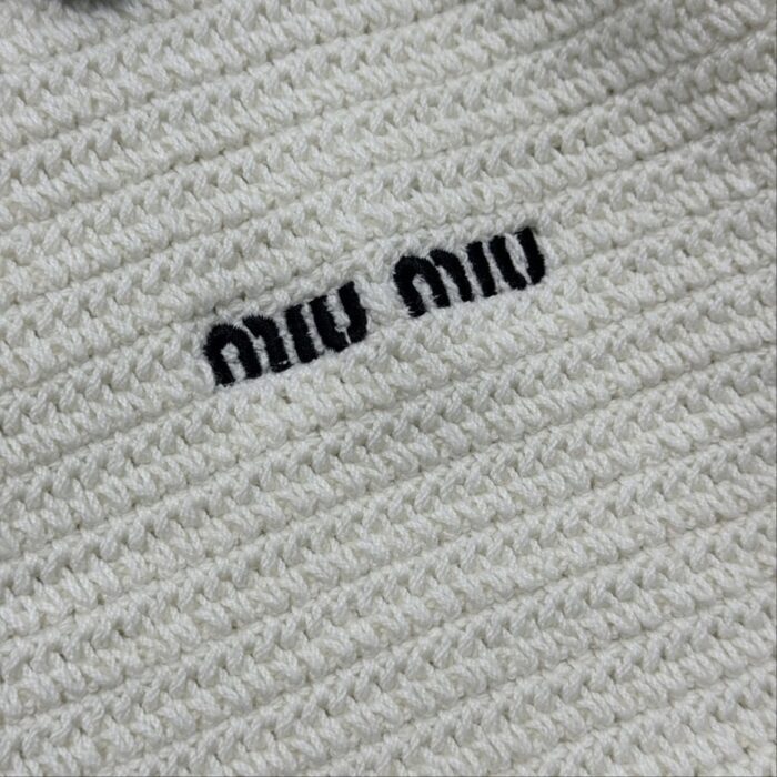 미우미우 코튼 니트 지퍼 가디건 레플리카 미러급 SA급 S급 고퀄리티 하이엔드 최상급 의류 [여성] 9