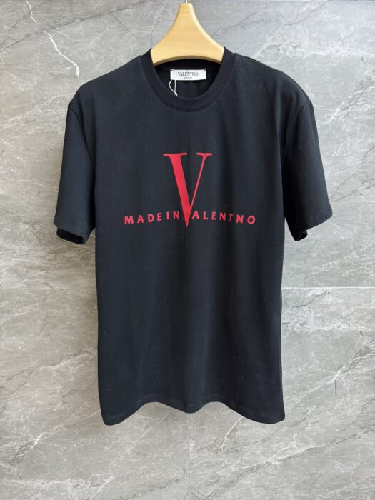 발렌티노 'Made In Valentino' 프린트 코튼 티셔츠 레플리카 미러급 SA급 S급 고퀄리티 하이엔드 최상급 의류 [남성여성공용] 2
