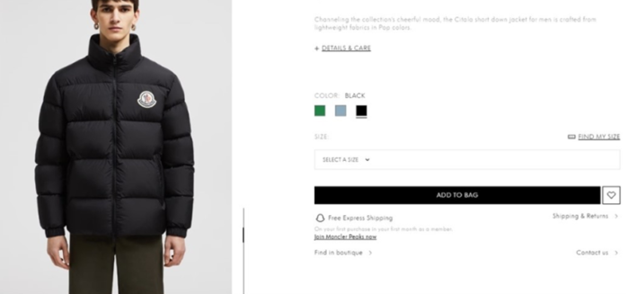 몽클레어 시탈라 숏다운 패딩 자켓 레플리카 미러급 SA급 S급 고퀄리티 하이엔드 최상급 의류 [남성] 2