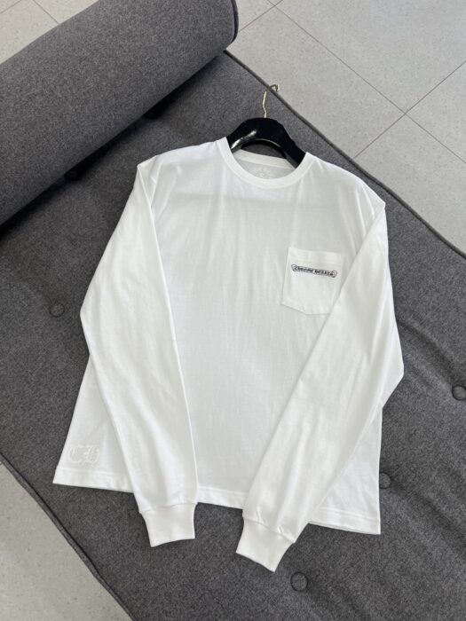 크롬하츠 스크립트 레터 로고 롱슬리브 티셔츠 레플리카 미러급 SA급 S급 고퀄리티 하이엔드 최상급 의류 [남성여성공용] 13