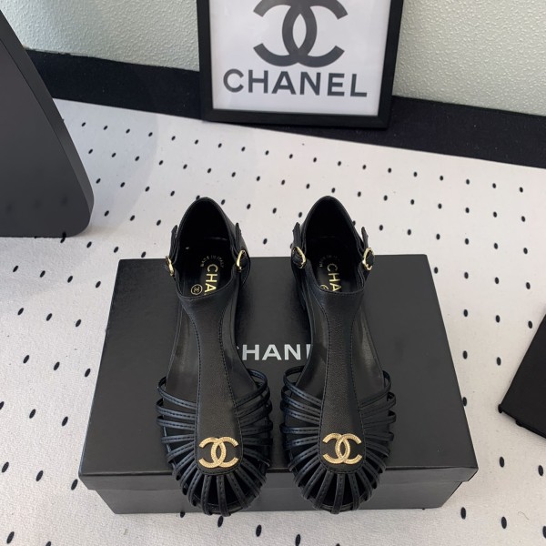 샤넬 인터로킹 CC T스트랩 샌들 레플리카 미러급 SA급 S급 고퀄리티 최상급 하이엔드 신발 [여성]