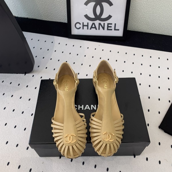 샤넬 인터로킹 CC T스트랩 샌들 레플리카 미러급 SA급 S급 고퀄리티 최상급 하이엔드 신발 [여성]