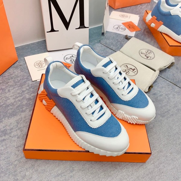 에르메스 바운싱 스니커즈 블루화이트(H화이트오렌지) 레플리카 미러급 SA급 S급 고퀄리티 최상급 하이엔드 신발 [남성여성공용]