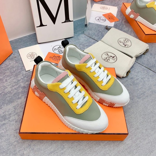 에르메스 바운싱 스니커즈 민트화이트(H핑크) 레플리카 미러급 SA급 S급 고퀄리티 최상급 하이엔드 신발 [남성여성공용]