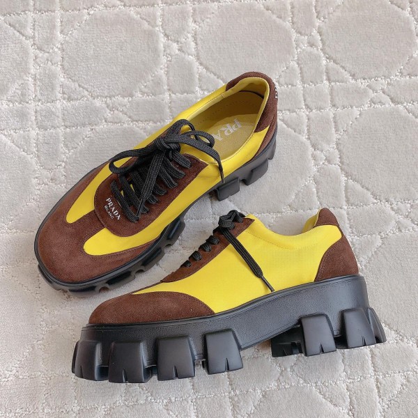 프라다 스웨이드 레이스업 슈즈 레플리카 미러급 SA급 S급 고퀄리티 최상급 하이엔드 신발 [남성]