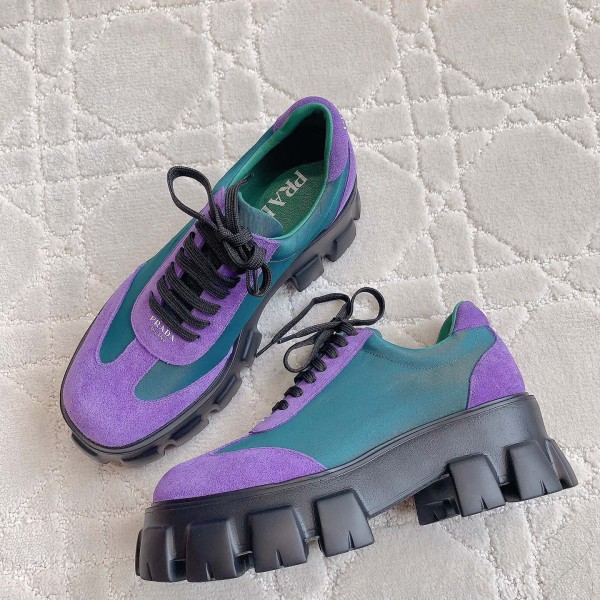 프라다 스웨이드 레이스업 슈즈 레플리카 미러급 SA급 S급 고퀄리티 최상급 하이엔드 신발 [남성]