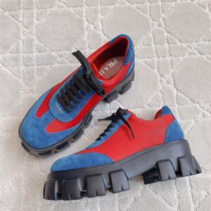 프라다 스웨이드 레이스업 슈즈 레플리카 미러급 SA급 S급 고퀄리티 최상급 하이엔드 신발 [남성]