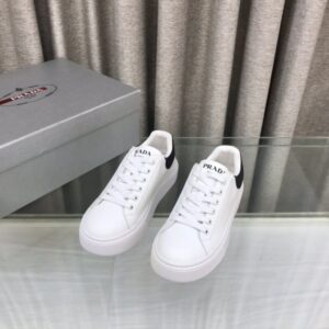 프라다 로고 클래식 레더 로우탑 스니커즈 레플리카 미러급 SA급 S급 고퀄리티 최상급 하이엔드 신발 [남성여성공용]