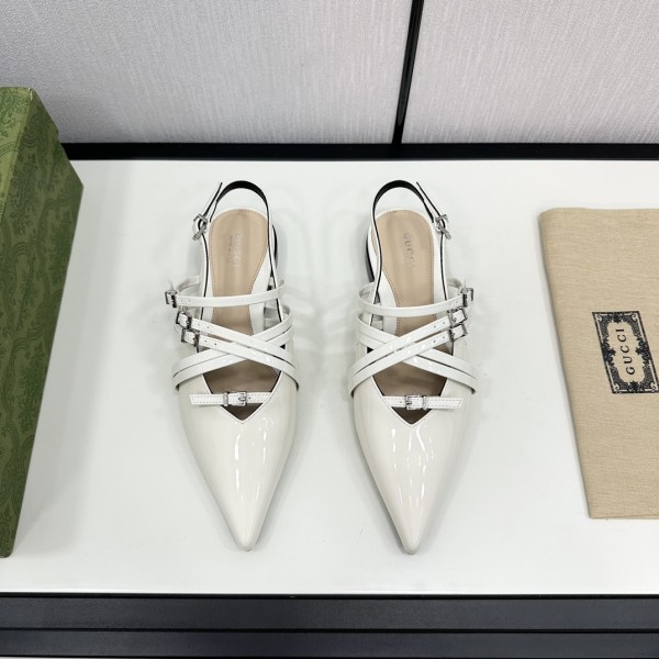 구찌 레더 스트랩 플랫 슈즈 레플리카 미러급 SA급 S급 고퀄리티 최상급 하이엔드 신발 [여성]