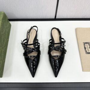 구찌 레더 스트랩 플랫 슈즈 레플리카 미러급 SA급 S급 고퀄리티 최상급 하이엔드 신발 [여성]