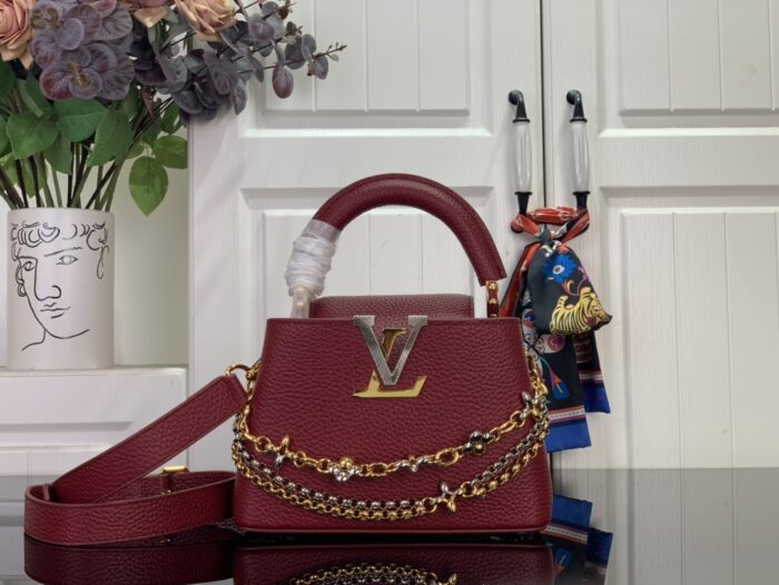 루이비통 카퓌신 미니 M27034 다크 레드 레플리카 미러급 SA급 S급 고퀄리티 최상급 하이엔드 가방 [여성]