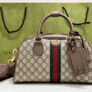 구찌 오피디아 미디움 GG 탑 핸들 백 베이지 에보니 GG 슈프림 724575 레플리카 미러급 SA급 S급 고퀄리티 최상급 하이엔드 가방 [여성]