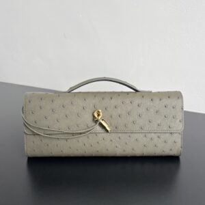 보테가베네타 안디아모 클러치 타조가죽 회녹색 805241 레플리카 미러급 SA급 S급 고퀄리티 최상급 하이엔드 가방 [여성]